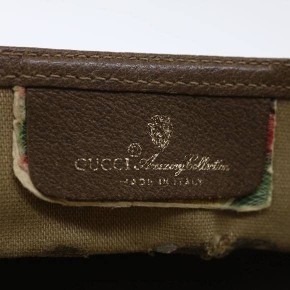 GUCCI GG Supreme Clutch Bag PVC Beige 89 02 503 Auth 68509 - Picture 15 of 16